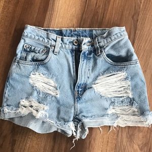 Urban Outfitters high rise jean shorts!